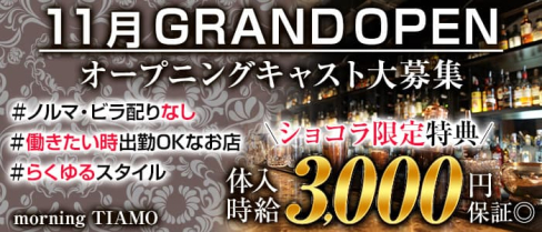 morning TIAMO(モーニングティアモ)【公式求人・体入情報】(錦糸町ラウンジ)の求人・体験入店情報