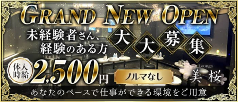 LOUNGE 美桜(ミザクラ)【公式求人・体入情報】(神田スナック)の求人・体験入店情報