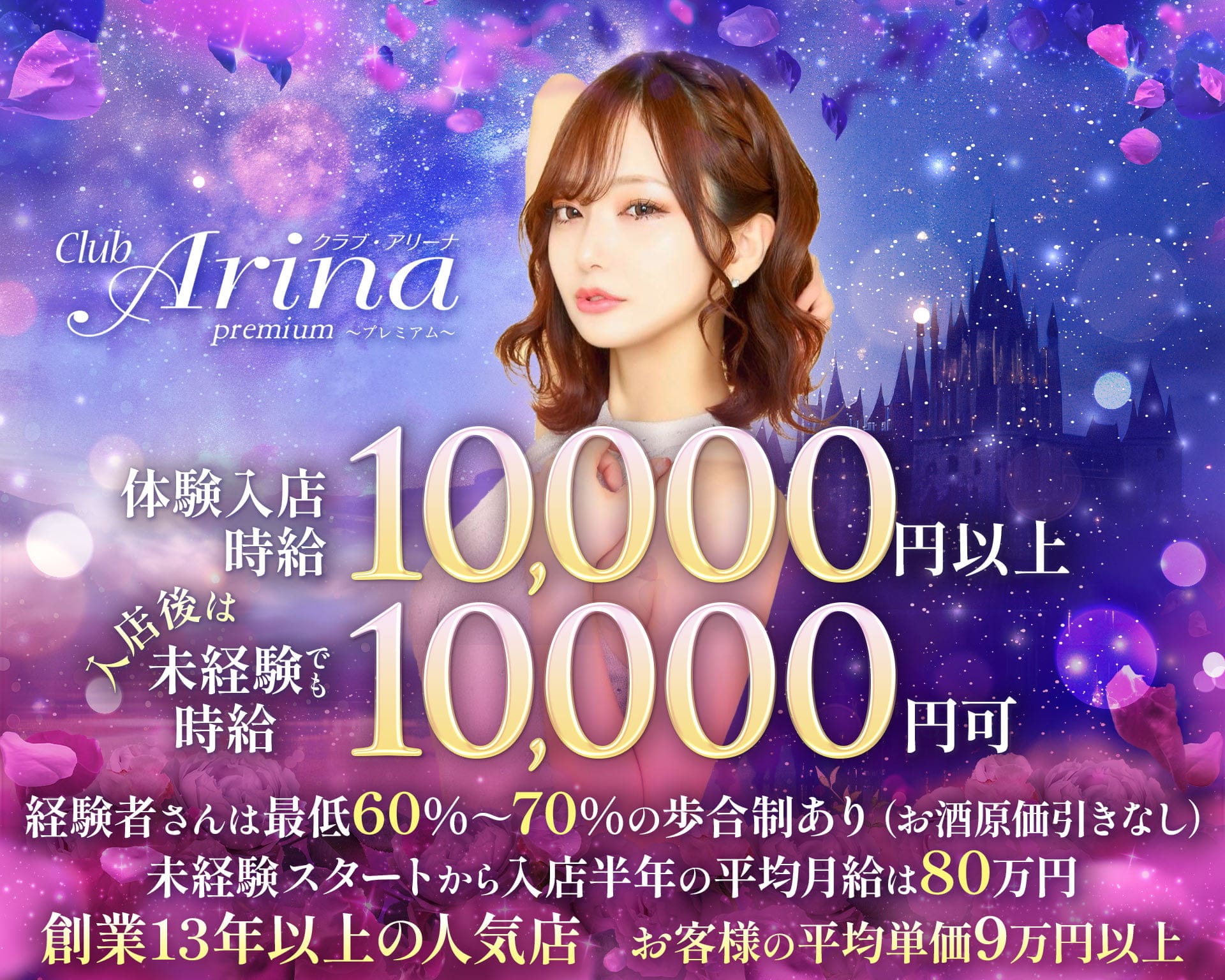 Club Arina Premium(アリーナ) 中洲キャバクラ TOP画像