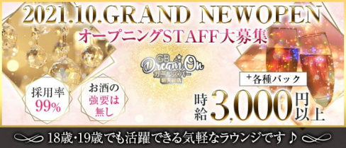 GB DreamOn 堺天神(ドリームオン)【公式求人・体入情報】(堺東ガールズバー)の求人・体験入店情報