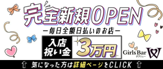 Girls Bar W(ダブリュー)【公式求人・体入情報】(川越ガールズバー)の求人・体験入店情報