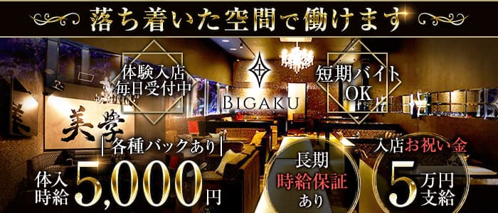 BIGAKU（ビガク）【公式求人・体入情報】 高崎キャバクラ バナー