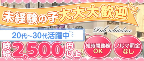 Pub whitelace(ホワイトレース)【公式求人・体入情報】(町田スナック)の求人・体験入店情報