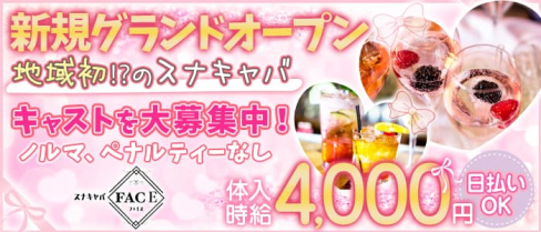スナキャバFACE(フェイス)【公式求人・体入情報】(岡崎スナック)の求人・体験入店情報