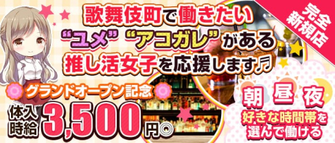 GirlsBar alba(アルバ)【公式求人・体入情報】(歌舞伎町ガールズバー)の求人・体験入店情報