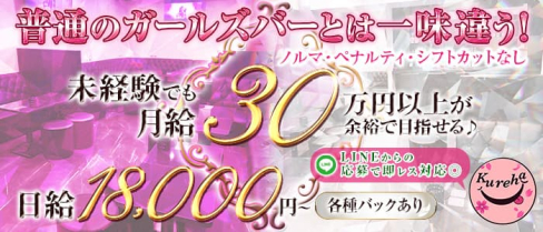 Kureha(クレハ)【公式求人・体入情報】(歌舞伎町ガールズバー)の求人・体験入店情報