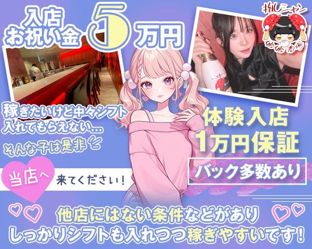 娘娘酒場 中洲店（にゃんにゃんさかば）(中洲ガールズバー)の求人・体験入店情報