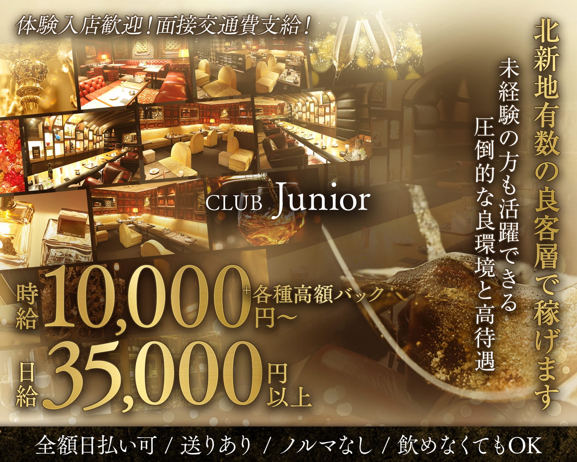 CLUB Junior（クラブ ジュニア） 北新地クラブ TOP画像