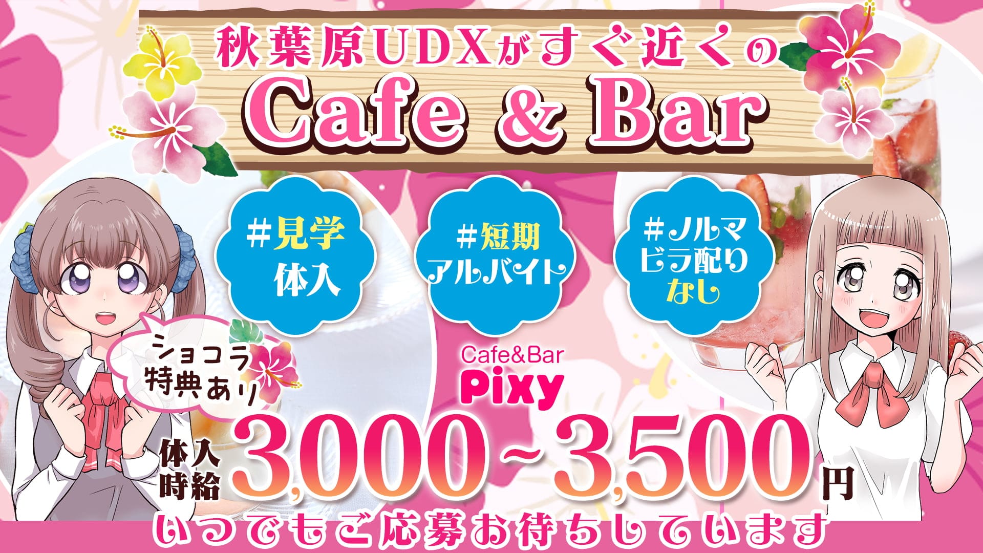 Cafe&Bar Pixy(ピクシー)【公式求人・体入情報】 秋葉原ガールズバー TOP画像