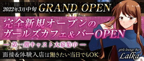 ラウンジガールズバーLalka(ラルカ)【公式求人・体入情報】(秋葉原ガールズバー)の求人・体験入店情報
