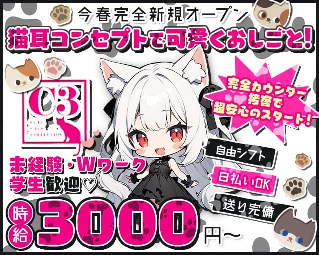 C3（シー スリー）のガールズバー体入