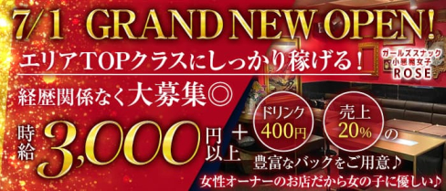 ガールズスナック小悪魔女子ROSE【公式求人・体入情報】(上野スナック)の求人・体験入店情報