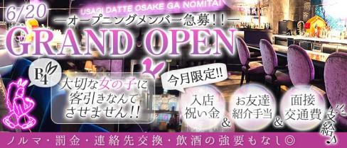 【神田駅西口徒歩1分!!】カフェ&バーB4(ビーフォー)【公式求人・体入情報】(秋葉原ガールズバー)の求人・体験入店情報