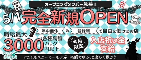 アリスinRoom(アリスインルーム)【公式求人・体入情報】(上野ガールズバー)の求人・体験入店情報