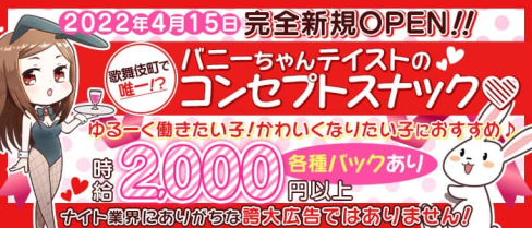 Dear(ディアー)【公式求人・体入情報】(歌舞伎町スナック)の求人・体験入店情報