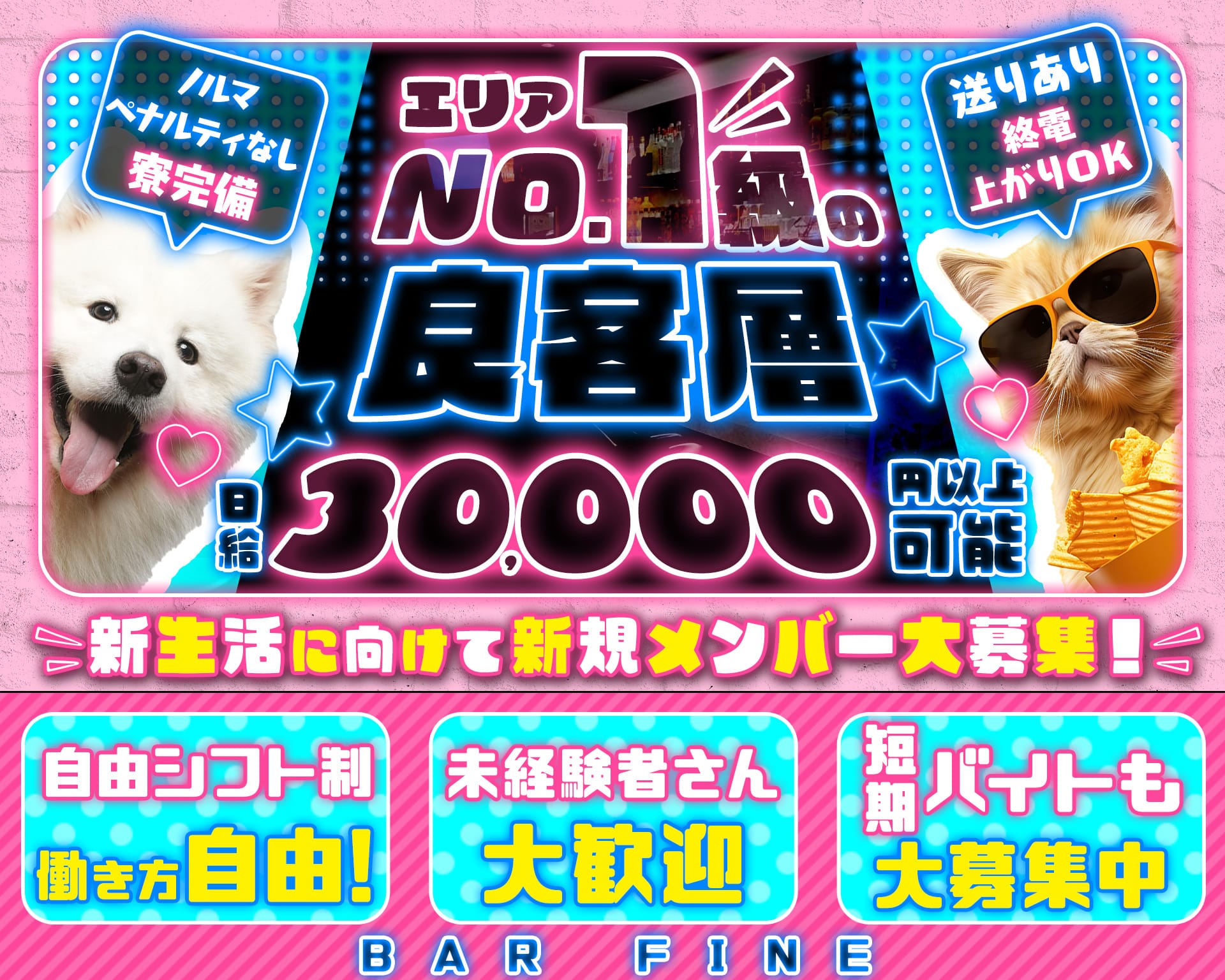 BAR FINE（ファイン） 松戸ガールズバー TOP画像