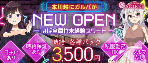 SOIREE (ソワレ)【公式求人・体入情報】(川越ガールズバー)の求人・体験入店情報