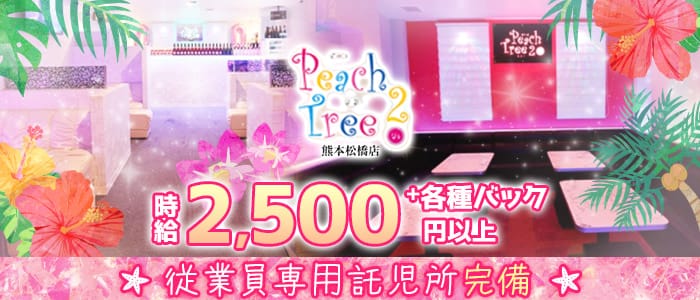 Peach Tree 2 熊本松橋店（ピーチツリーツー）【公式求人・体入情報】 松橋キャバクラ バナー