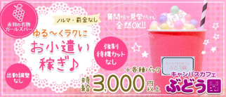 キャンパスカフェ ぶどう園【公式求人情報】