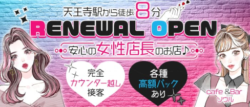 cafe &Bar ソウル【公式求人・体入情報】(天王寺ガールズバー)の求人・体験入店情報
