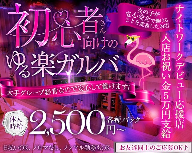 Flamingo（フラミンゴ）のガールズバー体入
