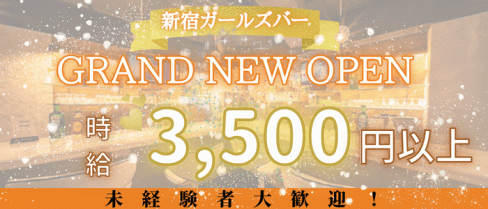 GirlsBar chao (チャオ)【公式求人・体入情報】(新宿ガールズバー)の求人・体験入店情報