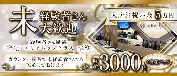 LES LIENS（レ・リアン） 北新地ガールズバー 未経験募集バナー