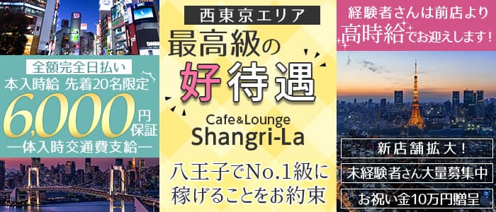 Cafe＆Lounge Shangri-La (シャングリラ)【公式求人・体入情報】 八王子ラウンジ バナー