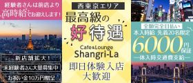 Cafe＆Lounge Shangri-La (シャングリラ)【公式求人・体入情報】 八王子ラウンジ 即日体入募集バナー