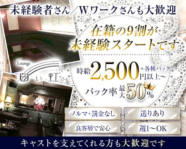 白い虹（シロイニジ）のスナック体入