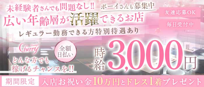 LOUNGE CHERRY（チェリー）(片町ラウンジ)の求人・体験入店情報