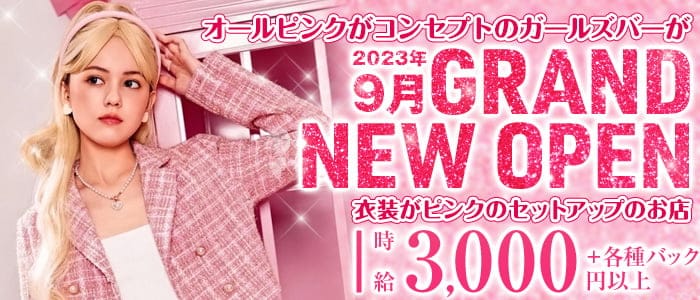 【西田辺】Girl's Bar Pink【公式求人・体入情報】 天王寺ガールズバー バナー