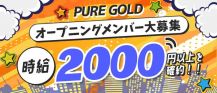 PURE GOLD ～ピュアゴールド～【公式求人・体入情報】 バナー