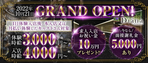 CLUB Diana(ディアーナ)-堺店-【公式求人・体入情報】(堺東キャバクラ)の求人・体験入店情報