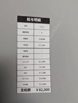 お給料大公開☆