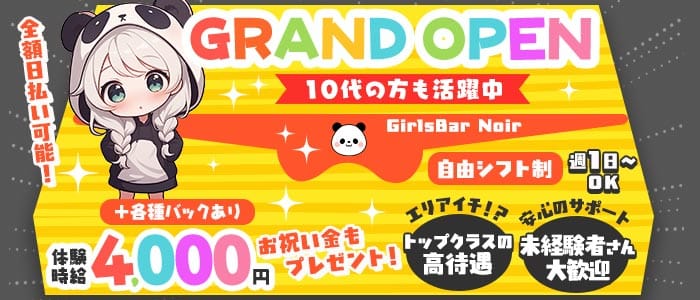 Noir（ノアール）(浜松ガールズバー)の求人・体験入店情報