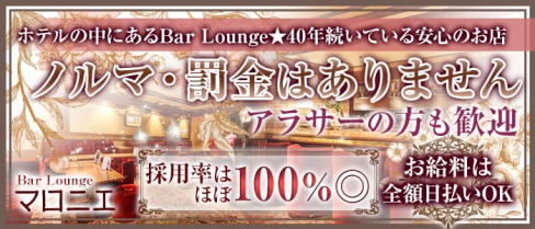 会員制Bar Lounge マロニエ【公式求人情報】(三宮ラウンジ)の求人・体験入店情報