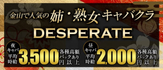 【金山】DESPERATE (デスパレート)【公式求人・体入情報】(金山熟女キャバクラ)の求人・体験入店情報