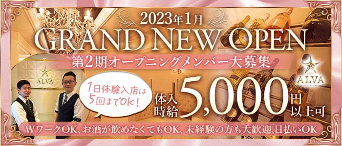 ALVA(アルバ)のキャバクラ体入
