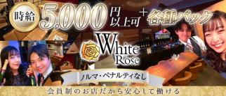 White Rose(ホワイトローズ)【公式求人・体入情報】(中洲スナック)の求人・体験入店情報