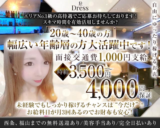 【三原】Lounge Dress（ドレス）のラウンジ体入