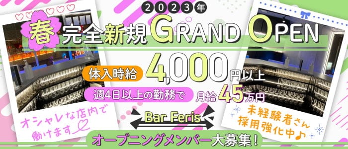 【水道橋】Bar Ferisのガールズバー体入