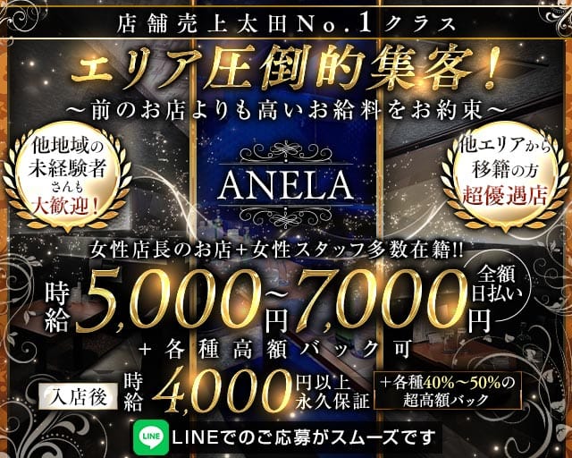 ANELA（アネラ）のキャバクラ体入