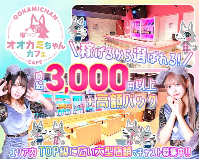 オオカミちゃんカフェ 神戸三宮店のガールズバー体入