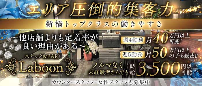スナック&BAR Laboon（ラブーン）(銀座スナック)の求人・体験入店情報