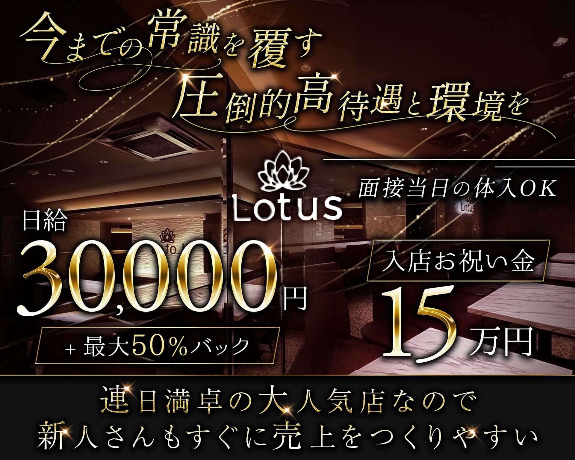 Lounge Lotus（ラウンジ ロータス） 三宮ラウンジ TOP画像