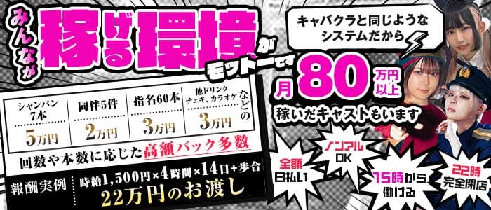 昼・夜アニカラ★アーミーズ(秋葉原ガールズバー)の求人・体験入店情報