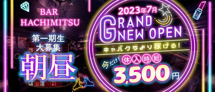 BAR HACHIMITSU（ハチミツ）のガールズバー体入