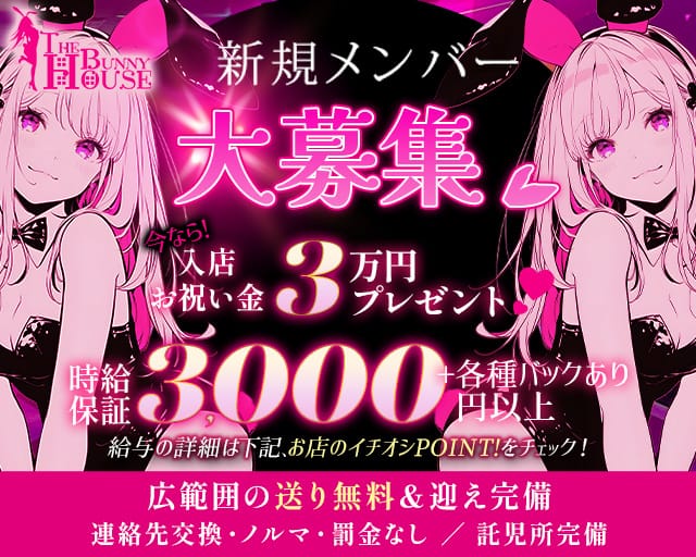 THE BUNNY HOUSE（ザ バニー ハウス）和歌山店(新内ガールズバー)の求人・体験入店情報