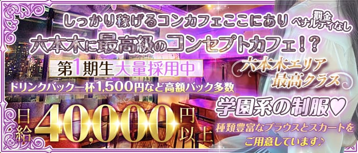 コンカフェ＆バー 六本木Doll〜ドール〜(恵比寿ガールズバー)の求人・体験入店情報